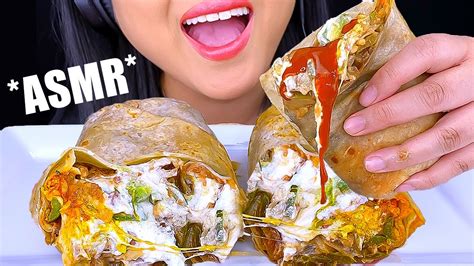 ASMR GIANT FAJITA DELUXE BURRITO (ASMR PHAN)