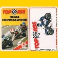G Quartett Kartenspiel Ass Heisse Rennmaschinen Germanycards