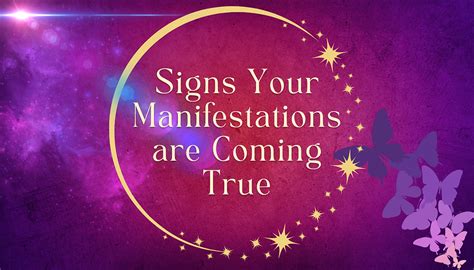 Signs Your Manifestations Are Coming True