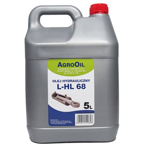 AGROOIL HYDROL L HL 68 5L olej hydrauliczny za 59 90 zł z Białystok