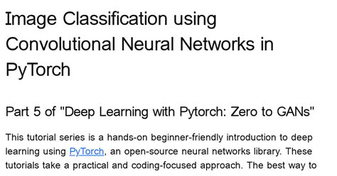 Image Classification Using Convolutional Neural Networks In Pytorch Notebook By Mohdsaad379