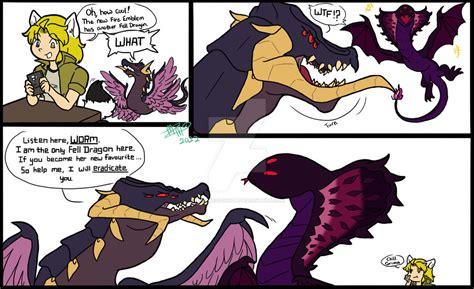 fell dragon  town  darkness idoun  deviantart