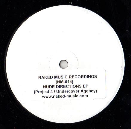 Project 4 Undercover Agency Feat Trust Nude Directions EP Vinyl Stickered 12 33 ⅓ RPM