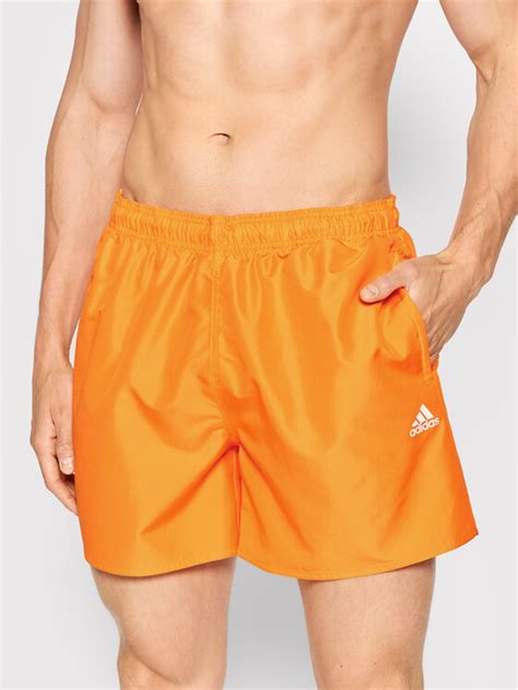 Adidas Badeshorts Solid Swim Ha Orange Regular Fit Modivo At