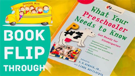 What Your Preschooler Needs To Know Book Flip Through Youtube