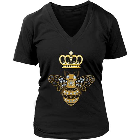 Queen Bee T Shirt Cute T For Woman Beekeeper Teefig Shirts Cute