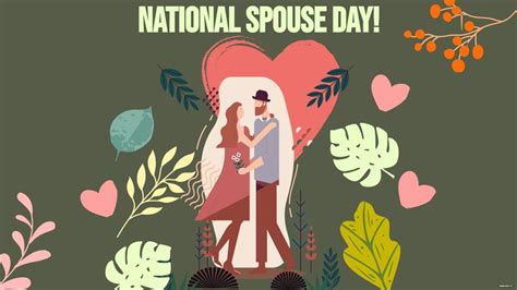 High Resolution National Spouses Day Background in EPS, Illustrator ...