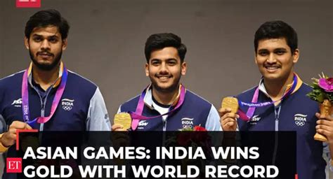 Asian Games Asian Games India Wins Gold With World Record In 10m Air