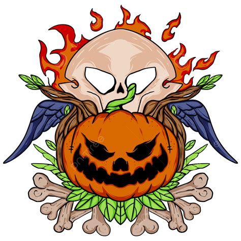 Halloween Illustration Art Halloween Art Halloween Skull Png