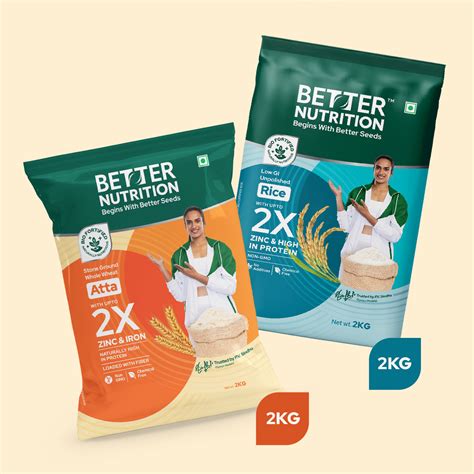 Better Nutrition: India's First Biofortified Atta - 2X more Zinc