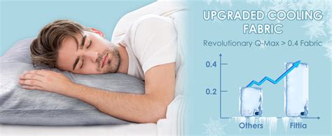 Amazon Fittia Cooling Pillow Cases For Hot Sleepers 2 Pack Standard Size Breathable