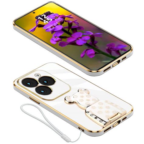 Plecki RCBR do Infinix Hot Pro G Tecno Spark Pro TEDDY BEAR CASE biały porównaj ceny