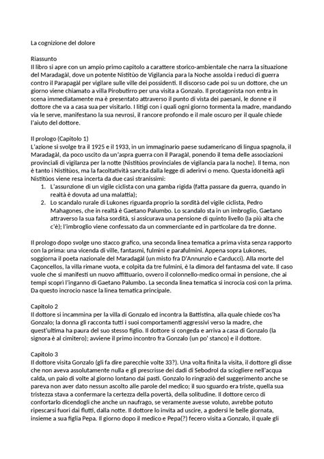 Oliva Denaro Riassunto Per Capitoli 1