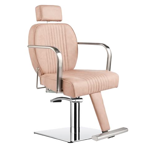 Lara Reclining Salon Chair Blush - Comfortel