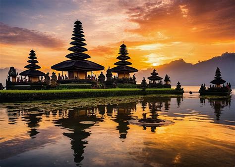 beautiful temple  bali sunset background sunset   bali bali