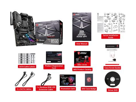 MSI MPG B550 GAMING EDGE WIFI ATX AMD Motherboard - Newegg.com