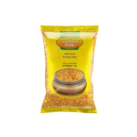 Goodness Foods Toor Dal 1kg G C AlimentaÇÃo S A