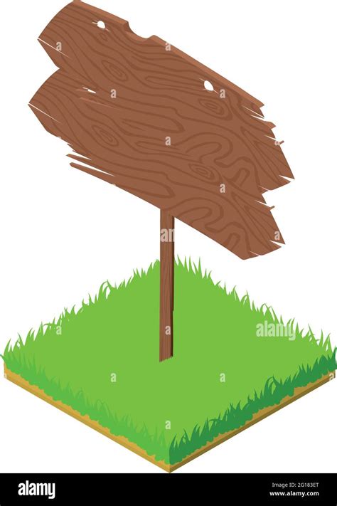 guidepost icon isometric illustration  guidepost vector icon  web