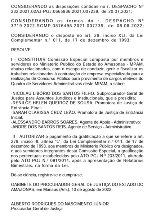 Concurso Mp Am Novo Edital Previsto No Loa Para 2023