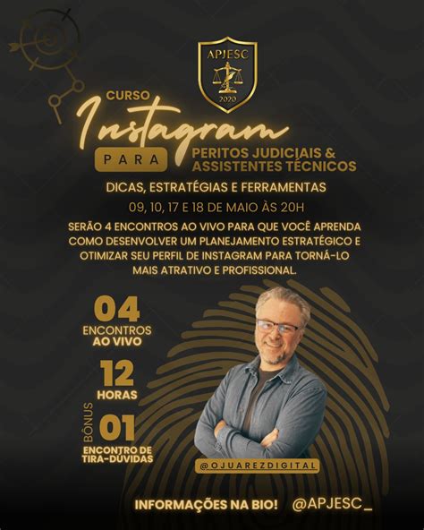 Curso De Instagram Para Peritos Judiciais Assistentes T Cnicos