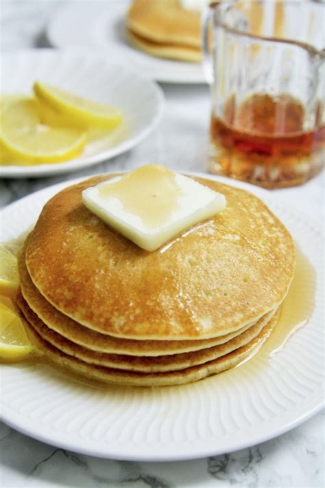 Lemon Ricotta Pancakes The Tasty Bite