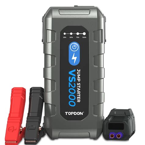 Car Battery Jump Starter Topdon Vs V A Battery Booster For Up