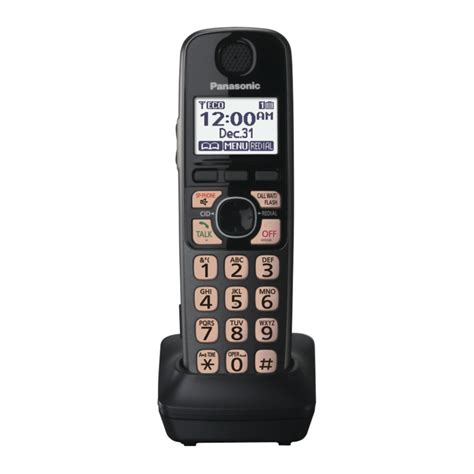 Panasonic Kx Tga Digital Cordless Handset Manual Manualslib