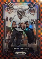 Lamar Jackson Prizm Black Red Checker Ssp Price Guide