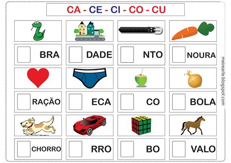 Palavra Com Ca Co Cu