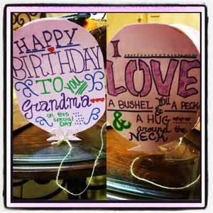 Grandmas Birthday Card Balloon Card Idea Grandma Birthday Card