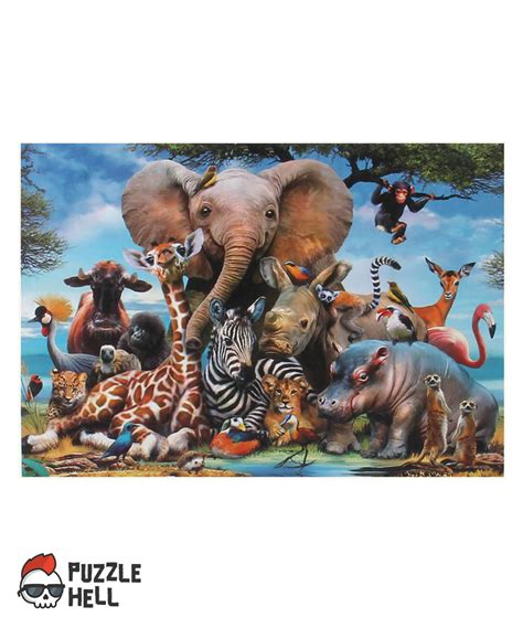 Animal World Jigsaw Puzzle (1000 Pcs) - Puzzle Hell™