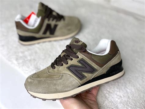 Заказать New Balance 574 Тайга зеленые онлайн в СПб