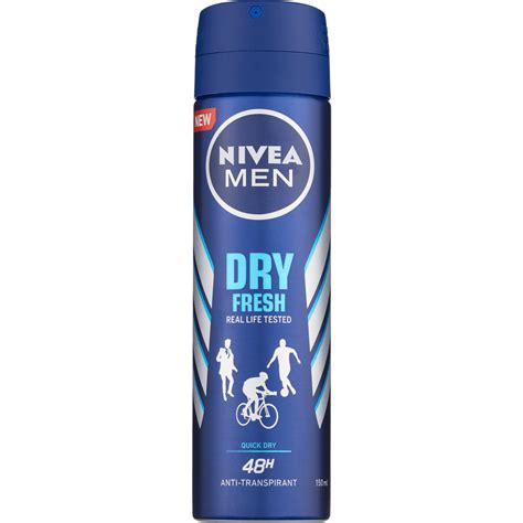 NIVEA MEN Dry Fresh Deodorant Spray 150 ML 150 ML Etos