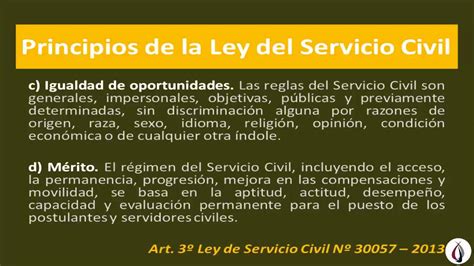 Ley Del Servicio Civil N Youtube