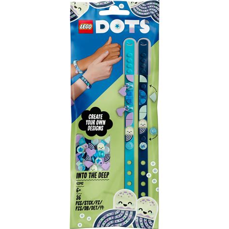 LEGO® DOTS Into the Deep Bracelets with Charms 41942 DIY Bracelet Kit ...