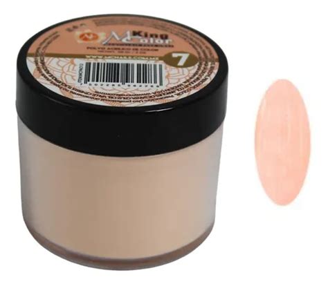Polvo Acrilico Nude 2 Oz Maquillaje De Almendra Mc Nails Color 7