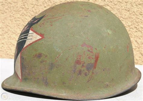 Republic Of Vietnam Nam War Helmet Painted Arvn Vietnamese Rangers