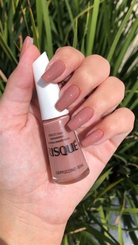 Unhas Nude Unhas Neutras Unhas Compridas Unhas Quadradas