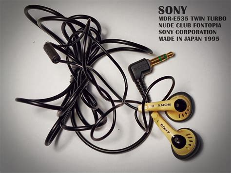 Dynamic Stereo Headphones Sony MDR E535 Twin Turbo Nude Club TESTED WORKS GREAT Stereo2Go Forums