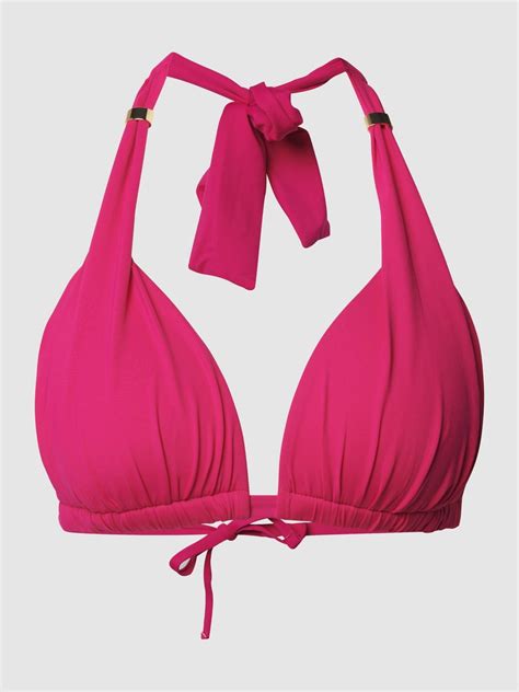 Lauren Ralph Lauren Bikini Oberteil In Triangel Form Fuchsia Online