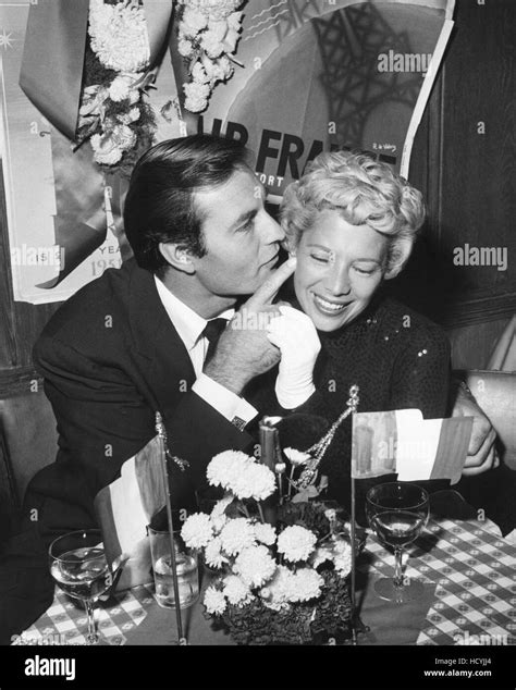 George Montgomery Left And His Wife Dinah Shore Ca Late 1950s