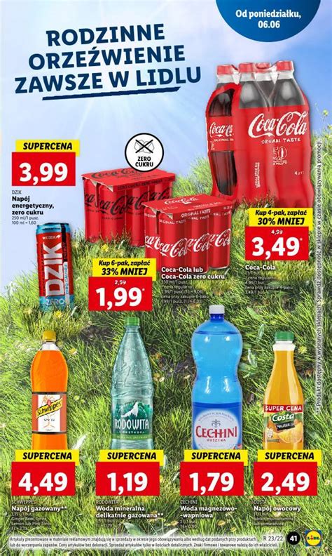 Gazetka promocyjna i reklamowa Lidl Od poniedziałku od 06 06 2022