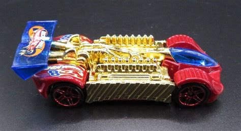 Hot Wheels KRAZY 8s Gold Metallic TOY Car Track Aces Original Owner