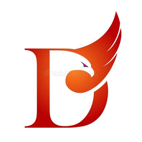 Logo Arancio Di Hawk Initial N Di Vettore Illustrazione Di Stock