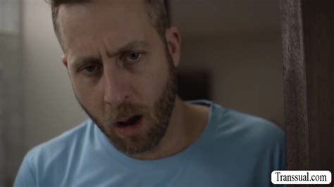 Trans Blonde Seduces Husbands Friend To Fuck Her Perfect Ass