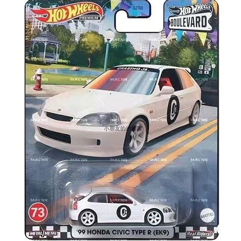 Hot Wheels Volkswagen T Panel Bus Honda Civic Type R Ek Car Model Toys