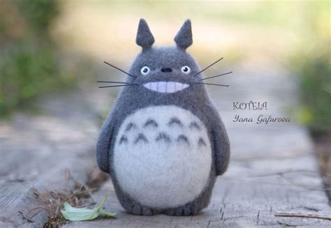 Тоторо - игрушка валяная из шерсти, герой аниме в интернет-магазине на ...