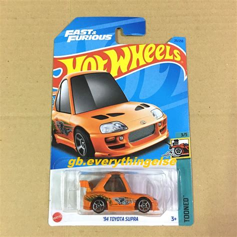 Hot Wheels Mainline Fast Furious Tooned Toyota Supra Hobbies Toys Toys Games On
