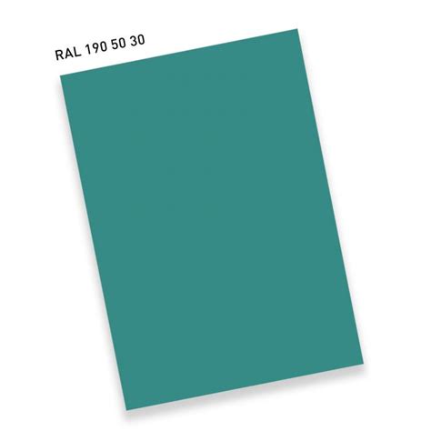 RAL D4 Single Sheet A4 Hue 190 50 30 Egyptian Green