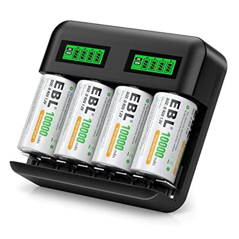 I Tested the Convenience of Rechargeable D Cell Batteries and Charger ...